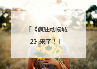 《疯狂动物城2》来了！