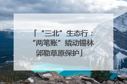 “三北”生态行：“两笔账”撬动锡林郭勒草原保护