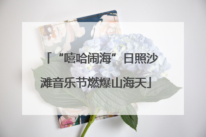 “嘻哈闹海”日照沙滩音乐节燃爆山海天