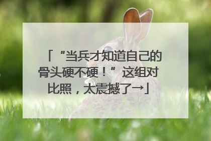 “当兵才知道自己的骨头硬不硬！”这组对比照，太震撼了→