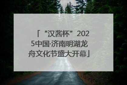 “汉酱杯”2025中国·济南明湖龙舟文化节盛大开幕