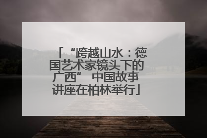 “跨越山水：德国艺术家镜头下的广西” 中国故事讲座在柏林举行