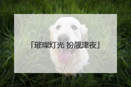 璀璨灯光 扮靓津夜