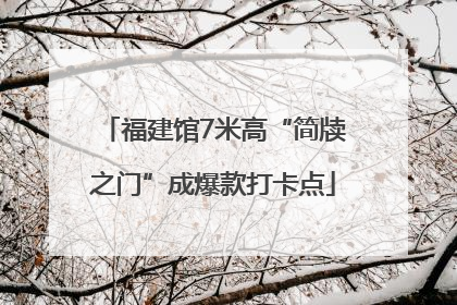 福建馆7米高“简牍之门”成爆款打卡点