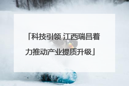 科技引领 江西瑞昌着力推动产业提质升级