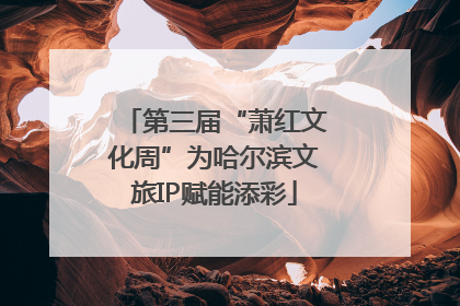 第三届“萧红文化周”为哈尔滨文旅IP赋能添彩