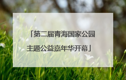 第二届青海国家公园主题公益嘉年华开幕