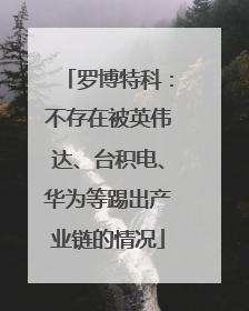 罗博特科：不存在被英伟达、台积电、华为等踢出产业链的情况