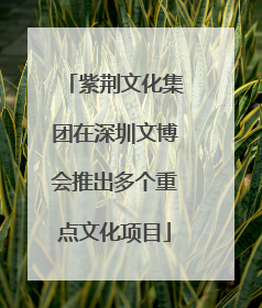 紫荆文化集团在深圳文博会推出多个重点文化项目