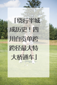 绕行半城成历史！四川自贡单跨跨径最大特大桥通车