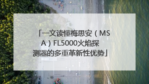一文读懂梅思安（MSA）FL5000火焰探测器的多重革新性优势