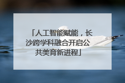 人工智能赋能，长沙跨学科融合开启公共美育新进程
