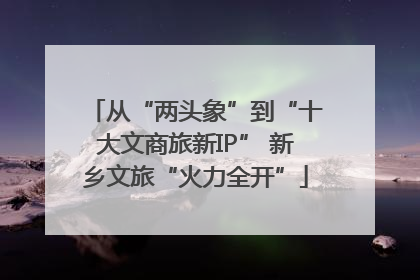 从“两头象”到“十大文商旅新IP” 新乡文旅“火力全开”
