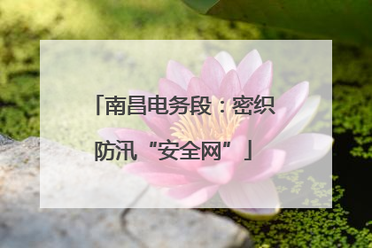 南昌电务段：密织防汛“安全网”