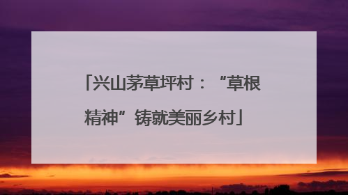 兴山茅草坪村：“草根精神”铸就美丽乡村