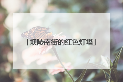 坝陵南街的红色灯塔