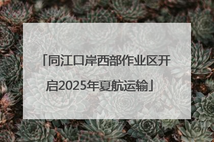 同江口岸西部作业区开启2025年夏航运输