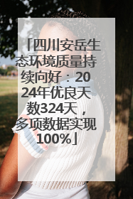 四川安岳生态环境质量持续向好：2024年优良天数324天，多项数据实现100%