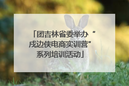 团吉林省委举办“戍边侠电商实训营”系列培训活动