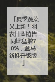 夏季蔬菜又上新！羽衣甘蓝销售同比猛增70%，盒马新推升级版