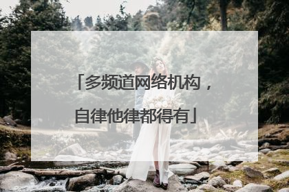 多频道网络机构，自律他律都得有
