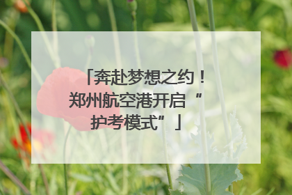 奔赴梦想之约！郑州航空港开启“护考模式”