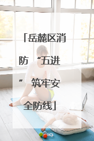 岳麓区消防 “五进” 筑牢安全防线