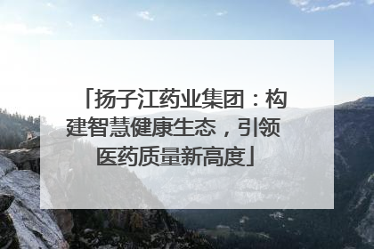 扬子江药业集团：构建智慧健康生态，引领医药质量新高度