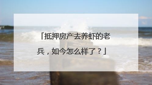 抵押房产去养虾的老兵，如今怎么样了？