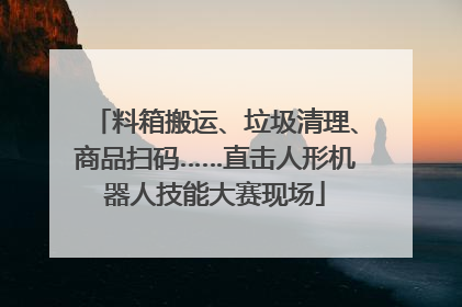 料箱搬运、垃圾清理、商品扫码……直击人形机器人技能大赛现场
