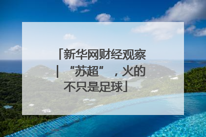 新华网财经观察｜“苏超”，火的不只是足球