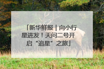 新华鲜报｜向小行星进发！天问二号开启“追星”之旅