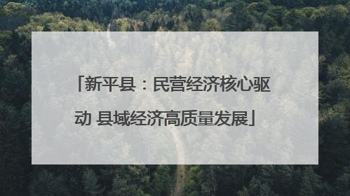 新平县：民营经济核心驱动 县域经济高质量发展