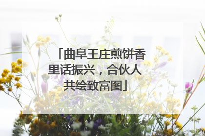 曲阜王庄煎饼香里话振兴，合伙人共绘致富图