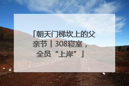 朝天门梯坎上的父亲节丨308寝室，全员“上岸”