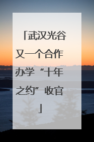 武汉光谷又一个合作办学“十年之约”收官