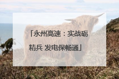 永州高速：实战砺精兵 发电保畅通