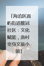 海沧区嵩屿街道鳌冠社区：文化赋能，渔村变身文旅小镇