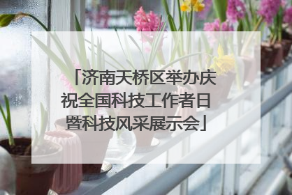 济南天桥区举办庆祝全国科技工作者日暨科技风采展示会
