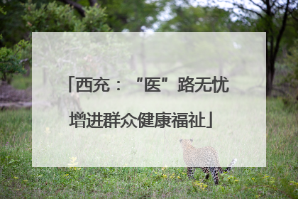西充：“医”路无忧 增进群众健康福祉