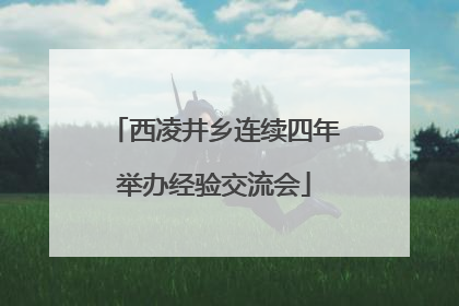 西凌井乡连续四年举办经验交流会
