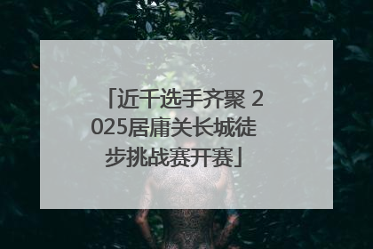 近千选手齐聚 2025居庸关长城徒步挑战赛开赛