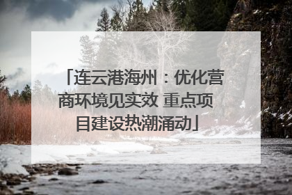 连云港海州：优化营商环境见实效 重点项目建设热潮涌动