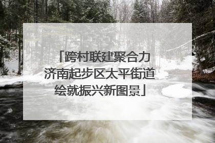 跨村联建聚合力 济南起步区太平街道绘就振兴新图景
