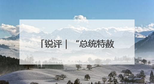 锐评｜“总统特赦”要价多少美元